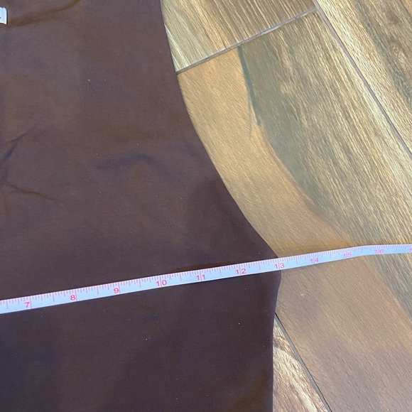 Babaton Contour High Neck Bodysuit – Chocolate Brown – Size S - Picture 5 of 7